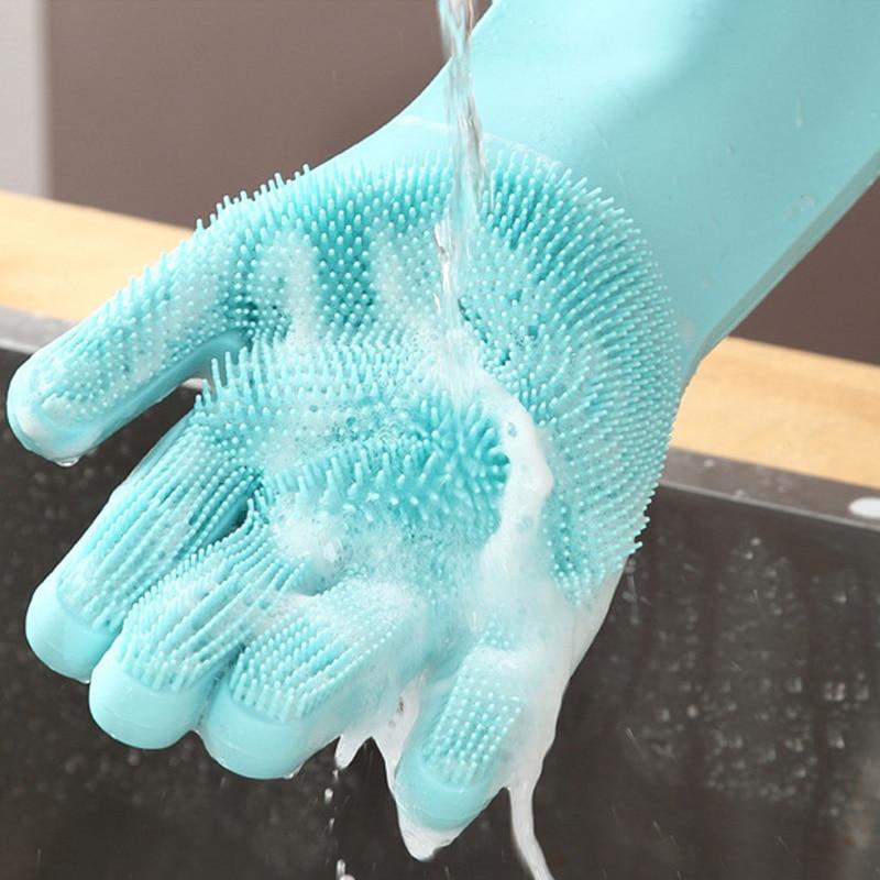 Magic Silicone Washing Gloves